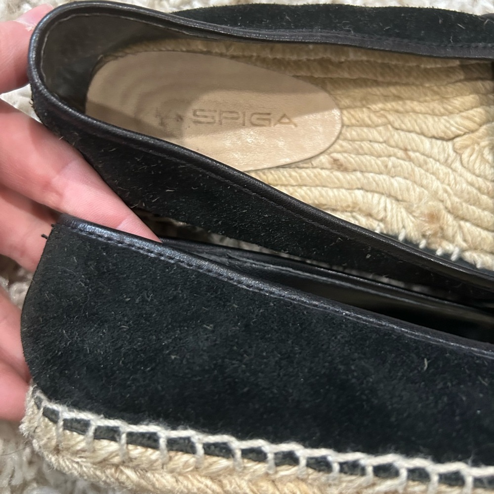 Via Spiga Black Summer Flats
